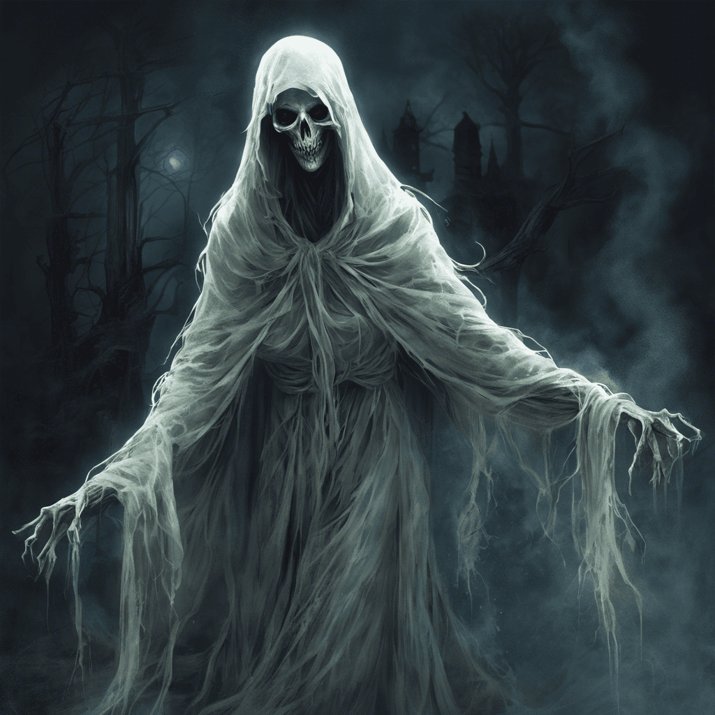 The Spectral Banshee is a ghostly figure shrouded in tattered robes, emitting a haunting wail that chills the bones of those who hear it. Its eyes glow with a malevolent light, and its touch brings a numbing coldness to all it reaches.