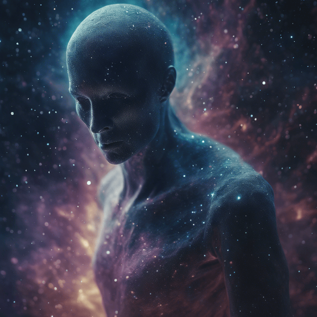 The Nebula Phantom is a shimmering entity, constantly shifting in shape and color like a ghostly apparition. It emits a faint glow, surrounded by swirling cosmic dust and flashes of light. Its presence sends chills down your spine, as if it's drawing energy from the very fabric of space itself.