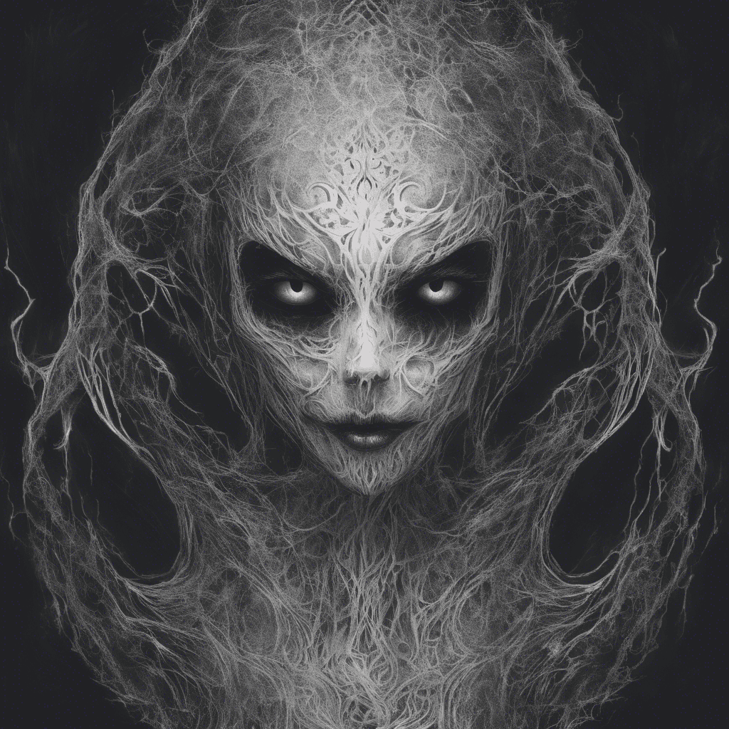 A sinister entity cloaked in darkness, the Whispering Shadow moves silently through the night, its form shifting and morphing like smoke. Its eyes gleam with an otherworldly light, and its voice echoes with the chilling whispers of lost souls.