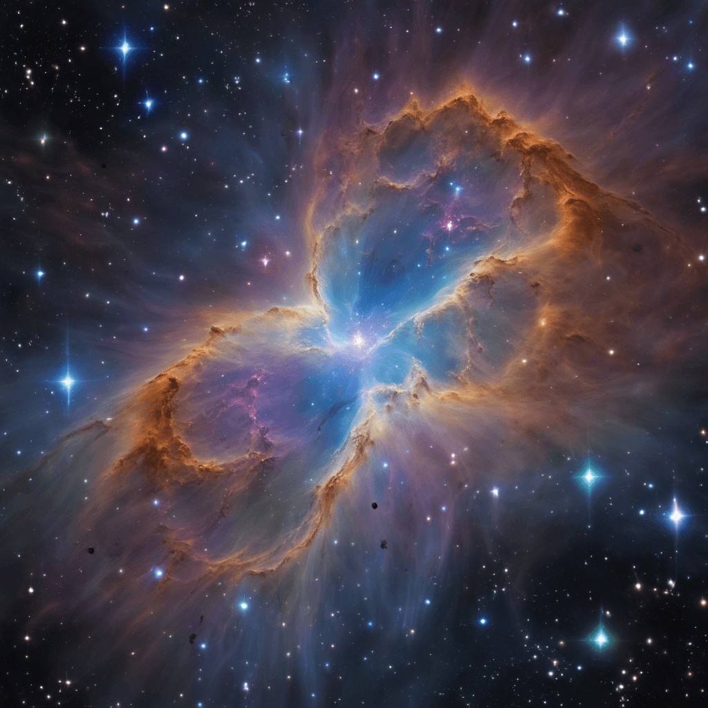 The Nebula Specter is a phantom-like entity that shimmers with the colors of distant galaxies. It floats ethereally through space, leaving behind a trail of stardust and emitting a faint, haunting hum. Its eyes glow with the light of dying stars, and its touch feels like a cold void creeping into your soul.