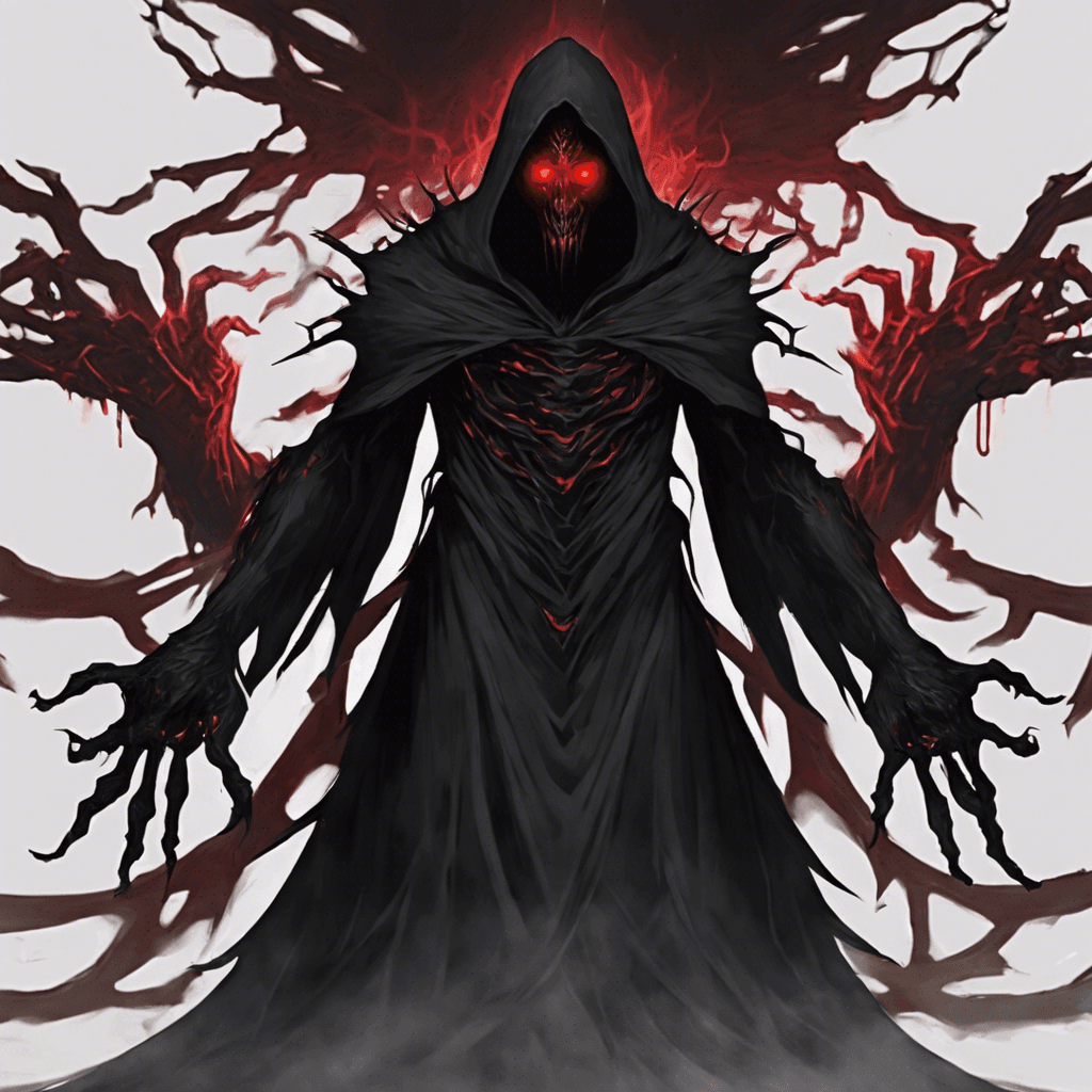 The Void Wraith is a shadowy entity that seems to flicker in and out of existence, leaving a trail of darkness in its wake. Its piercing red eyes radiate a malevolent energy, and its touch drains the life force from its victims, leaving them weakened and vulnerable.