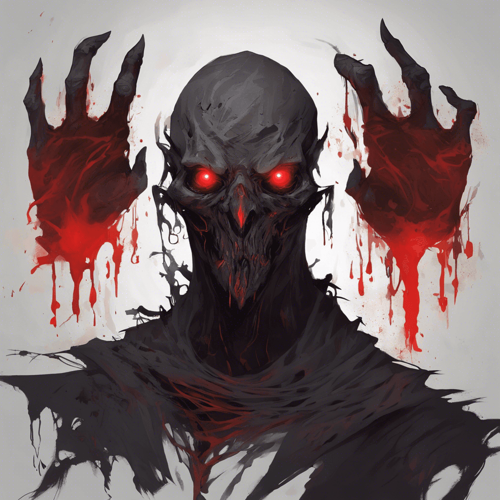 A sinister wraith with tattered robes, claw-like fingers, and a face obscured by darkness save for two glowing red eyes.