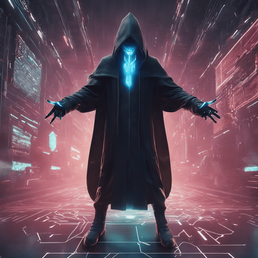 The Cybernetic Hacker is a sleek, augmented individual with glowing cybernetic implants and a hooded cloak that conceals their true identity. They move with precision and agility, seamlessly melding with the digital world to launch devastating cyber attacks.