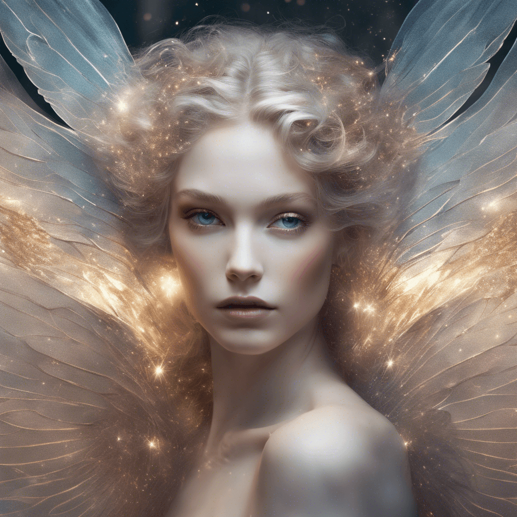 The Siren of Lust has ethereal translucent wings and a seductive silhouette. Her eyes glow with an unnatural light, and her voice carries the magic of compulsion.