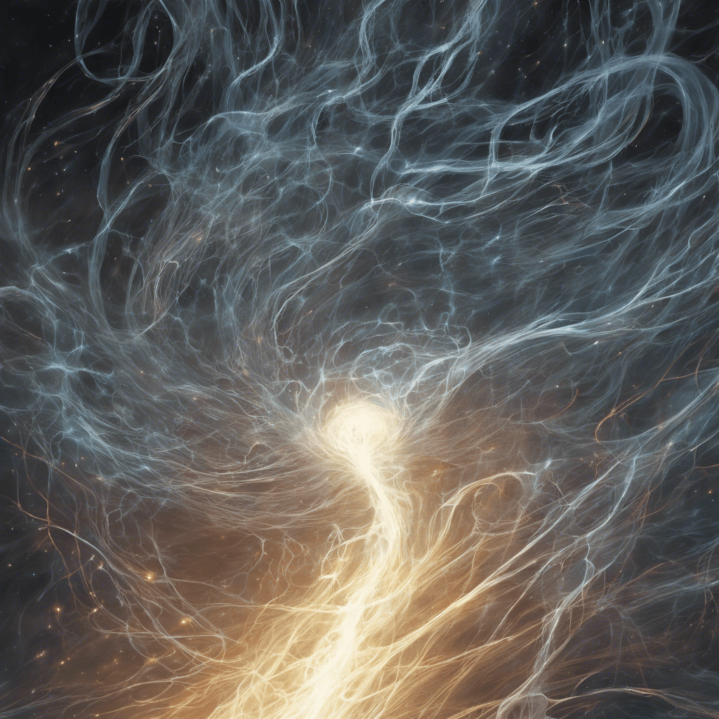 A hulking mass of nebulous tendrils and a core pulsating with a ghostly light that shifts and ripples like a will-o'-the-wisp. Its form is both there and not, as parts of it fade in and out of reality.