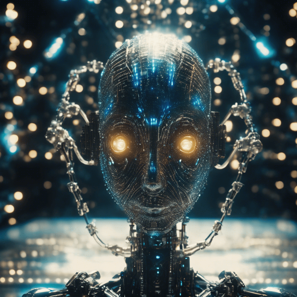 The Quantum Cipher is a highly advanced robotic entity that appears as a shimmering holographic figure, constantly shifting and changing in form. It emits a low hum as it moves, seemingly defying the laws of physics with its erratic movements.