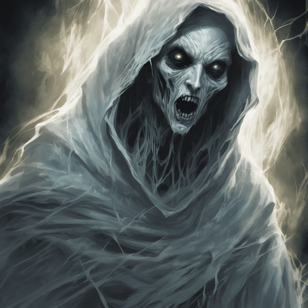 A ghastly figure shrouded in tattered robes, the Spectral Banshee emits an ear-piercing wail that sends shivers down your spine. Its hollow eyes glow with an otherworldly light, reaching out with ethereal hands to grasp at its victims.