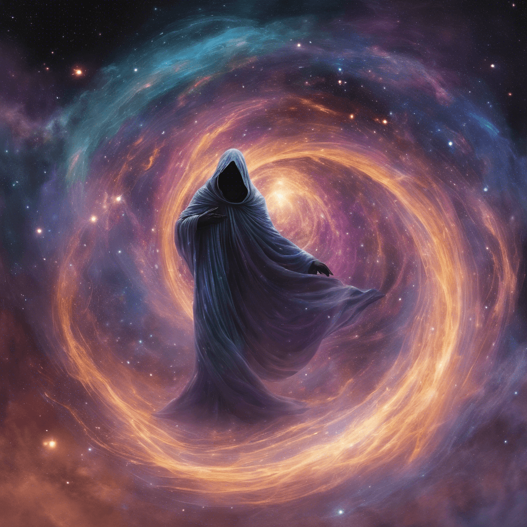 The Nebula Drifter is a mysterious figure cloaked in swirling cosmic energy, their form shifting and warping like a living nebula. Within their cloak, stars shimmer and planets float, creating a mesmerizing yet unsettling sight. They emit an aura of otherworldly power, bending reality around them.