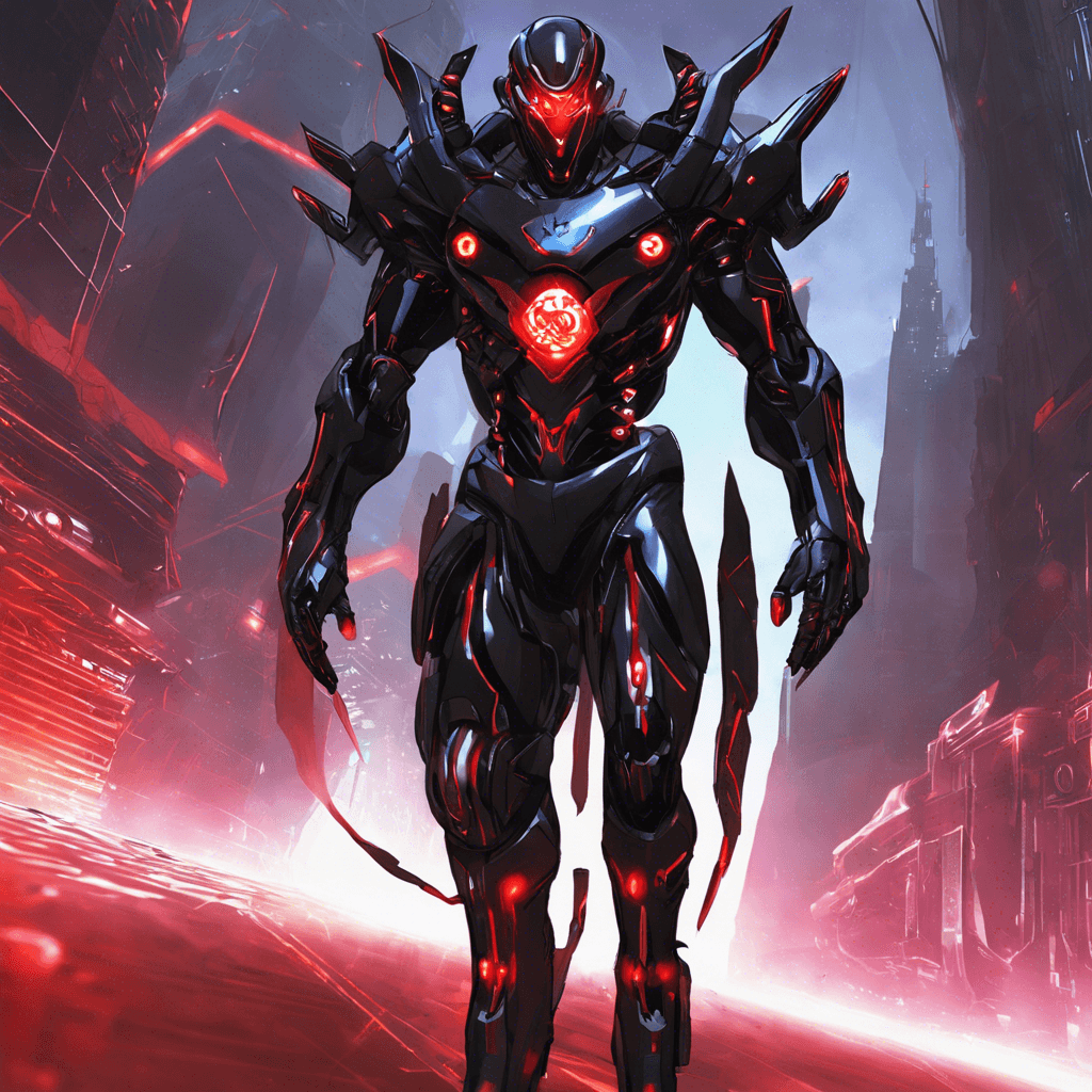 The Netbreaker is a cybernetically enhanced individual, their body covered in sleek black armor embedded with glowing red circuitry. Their eyes glow with a malevolent cybernetic light, and their movements are unnaturally fast and precise. Wielding a deadly array of cyber weapons, they are a formidable foe in the digital realm.