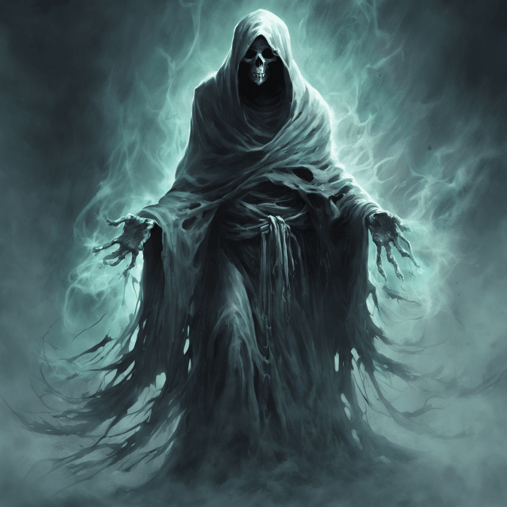 The Spectral Wailer is a ghostly figure clad in tattered robes, its face twisted in eternal agony. A chilling wail emanates from its form, freezing the air around it and sending shivers down your spine.