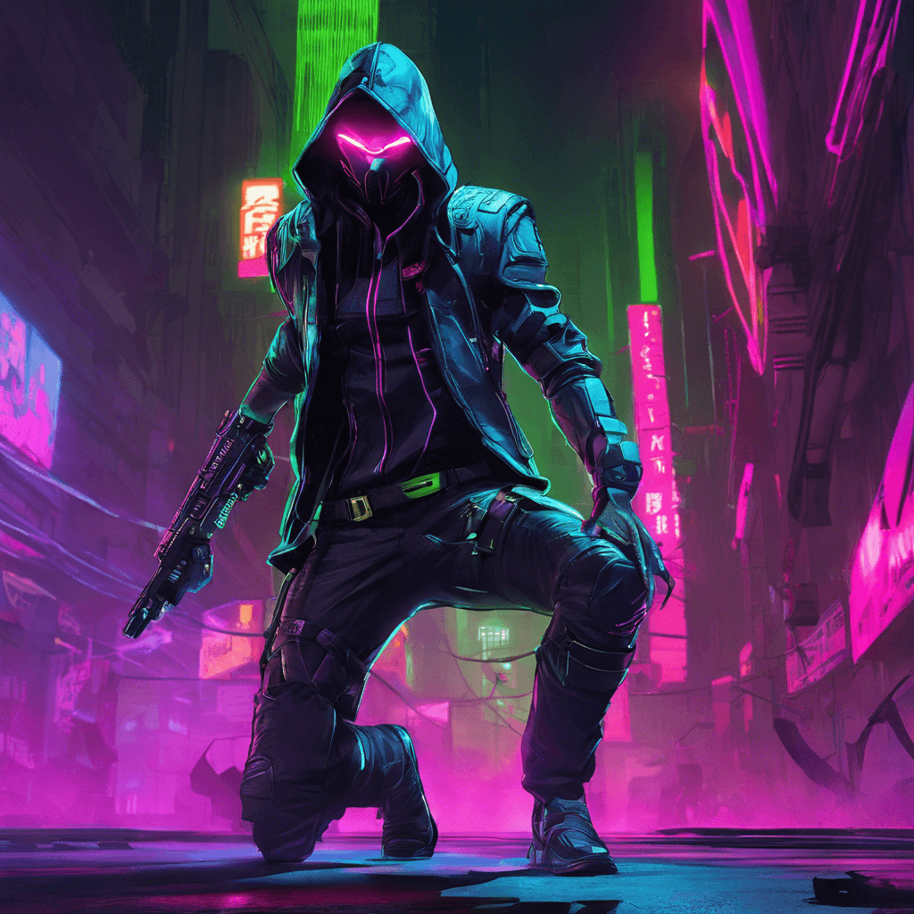 The Neon Assassin is a sleek, cybernetically enhanced assassin who lurks in the shadows of Neo City. Their body is adorned with glowing neon lights that make them blend seamlessly into the urban environment. With razor-sharp reflexes and deadly accuracy, they are a formidable foe to encounter.