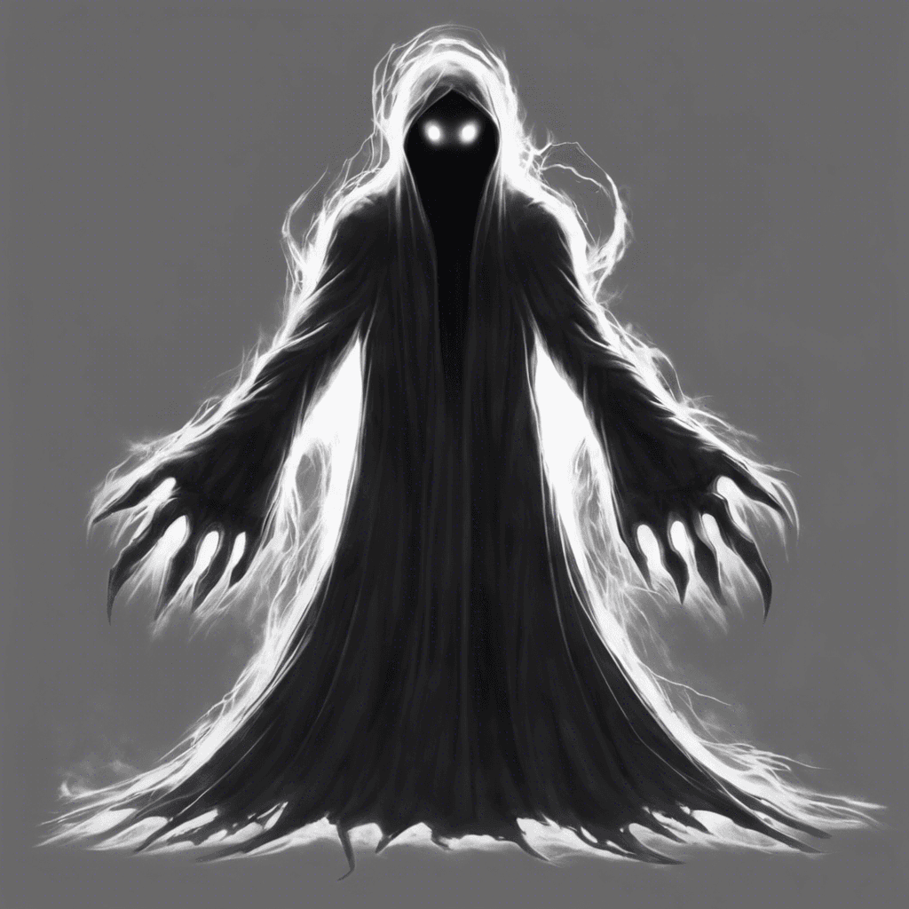 The Specter is a translucent figure, hovering in the air with a cold chill emanating from its form. Its eyes glow with an otherworldly light, and its presence sends a shiver down your spine. The Specter seems to be filled with malevolent energy, eager to unleash its haunting powers on unsuspecting victims.