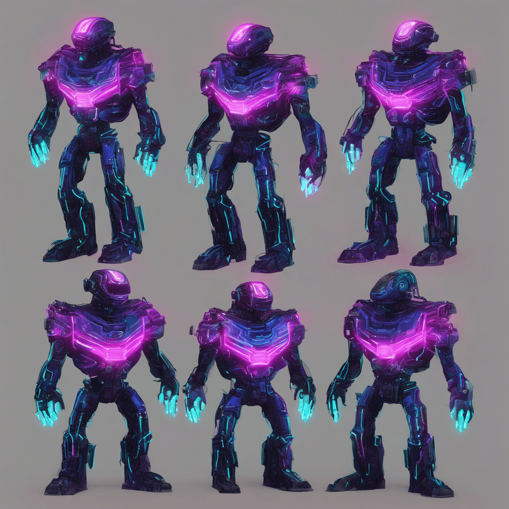 The Neon Corruption is a cybernetic entity covered in flickering neon lights, giving it a distorted and glitchy appearance. Its movements are erratic and unpredictable, as if controlled by a corrupt AI. It emits a high-pitched electronic screech that disorients its victims.