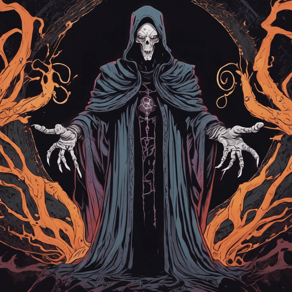 The Mindflayer is a sinister psychic villain with the ability to control the minds of others. Dressed in a dark cloak adorned with eerie symbols, its eyes glow with a hypnotic power that can manipulate thoughts and actions of those around it.