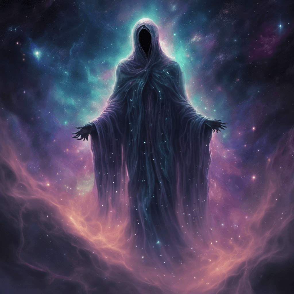 The Nebula Wraith is a mysterious entity that seems to be made of shimmering stardust and cosmic energy. Its appearance constantly shifts and changes, making it difficult to focus on. It emits an eerie glow and emits strange, otherworldly noises.