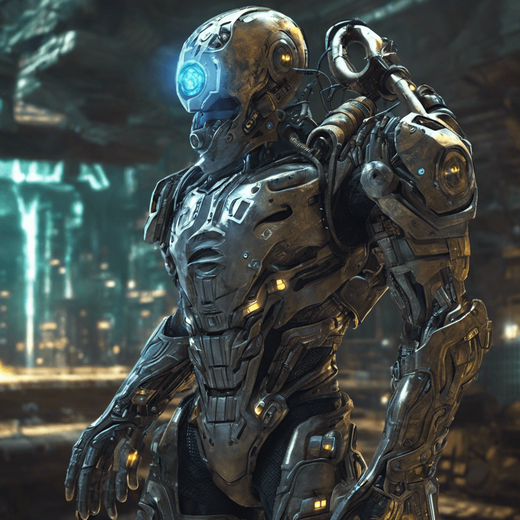 Maelstrom is a cybernetically enhanced mercenary working for underground hackers. Their body is covered in metallic implants and glowing circuit patterns, giving them a menacing appearance. Maelstrom is equipped with an array of high-tech weapons and gadgets, making them a formidable foe in combat.