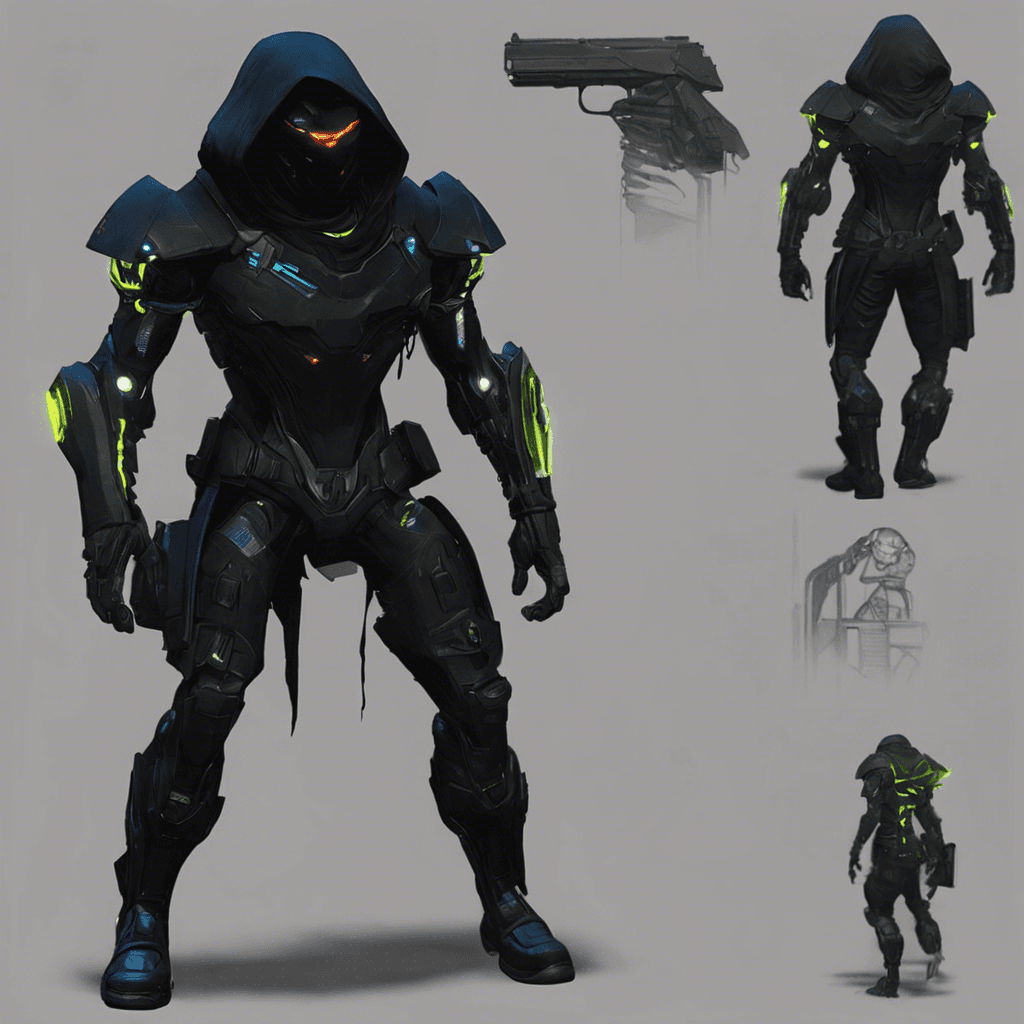 The Neon Cyber Stalker is a cybernetic assassin cloaked in shadows, blending seamlessly with the neon-lit streets of the city. Its sleek, black armor is equipped with advanced stealth technology and cybernetic enhancements, making it a formidable foe to encounter.