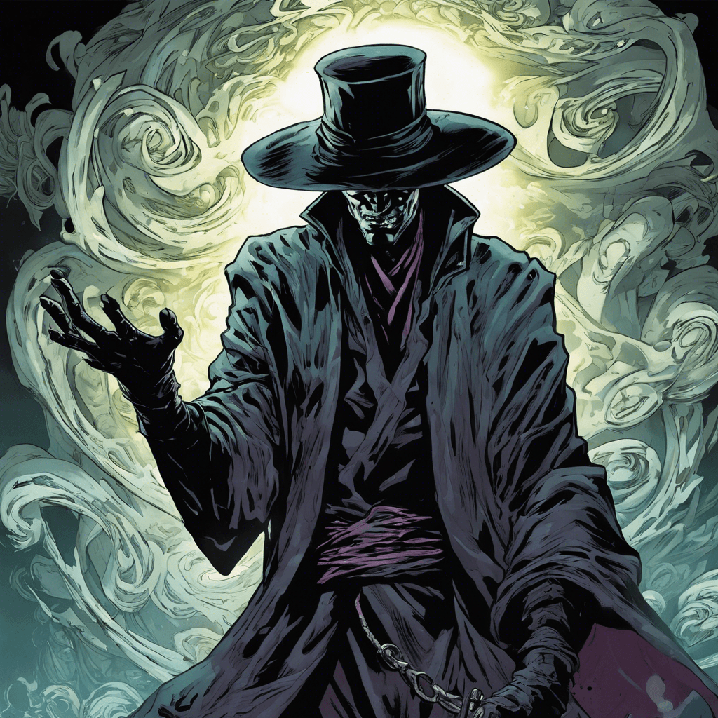 The Shadow Shifter is a villain who can manipulate shadows at will, using them to ensnare and trap their foes. They appear as a dark figure cloaked in swirling shadows, their eyes glowing with an eerie light.