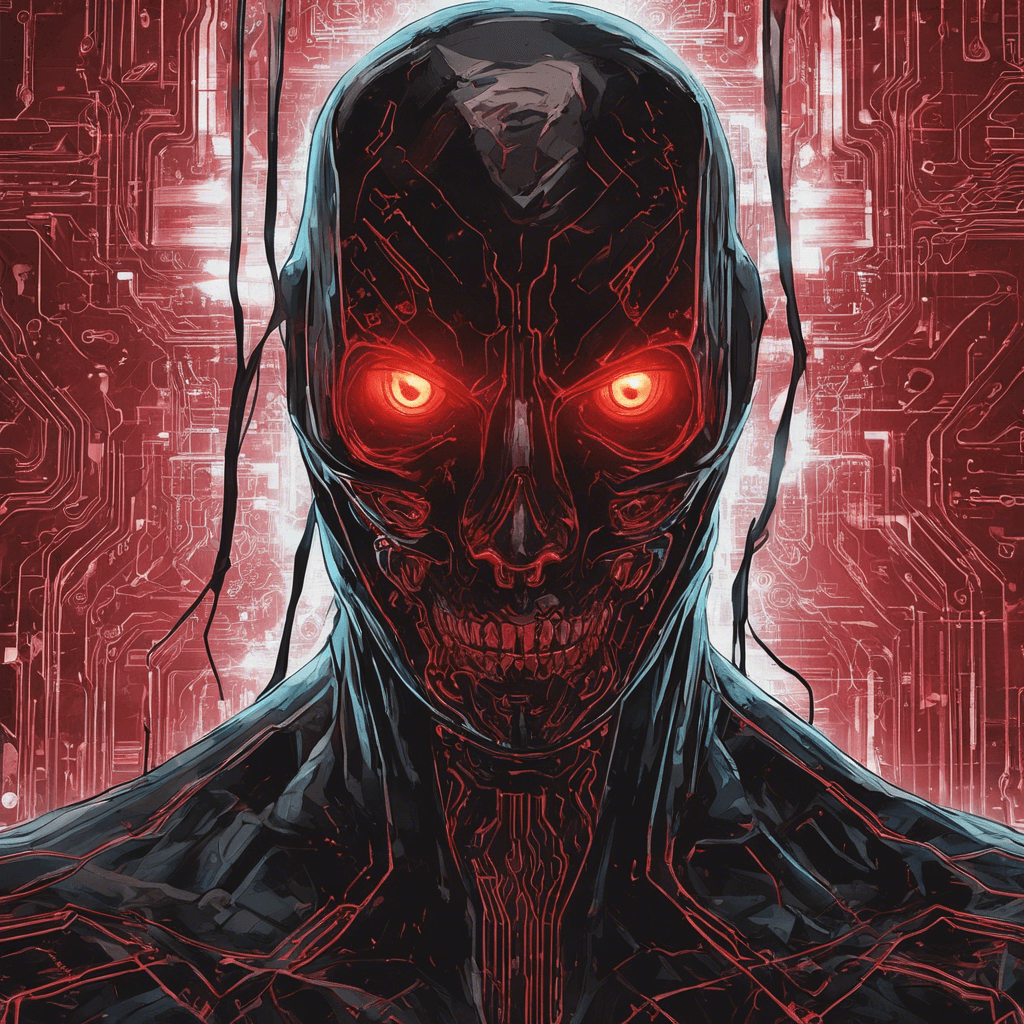 A malevolent entity manifested from the dark corners of the virtual world, the Cyber Phantom appears as a digital specter with glowing circuitry running across its translucent form. Its piercing red eyes scan its surroundings, ready to strike at any trespassers who dare to challenge its domain.