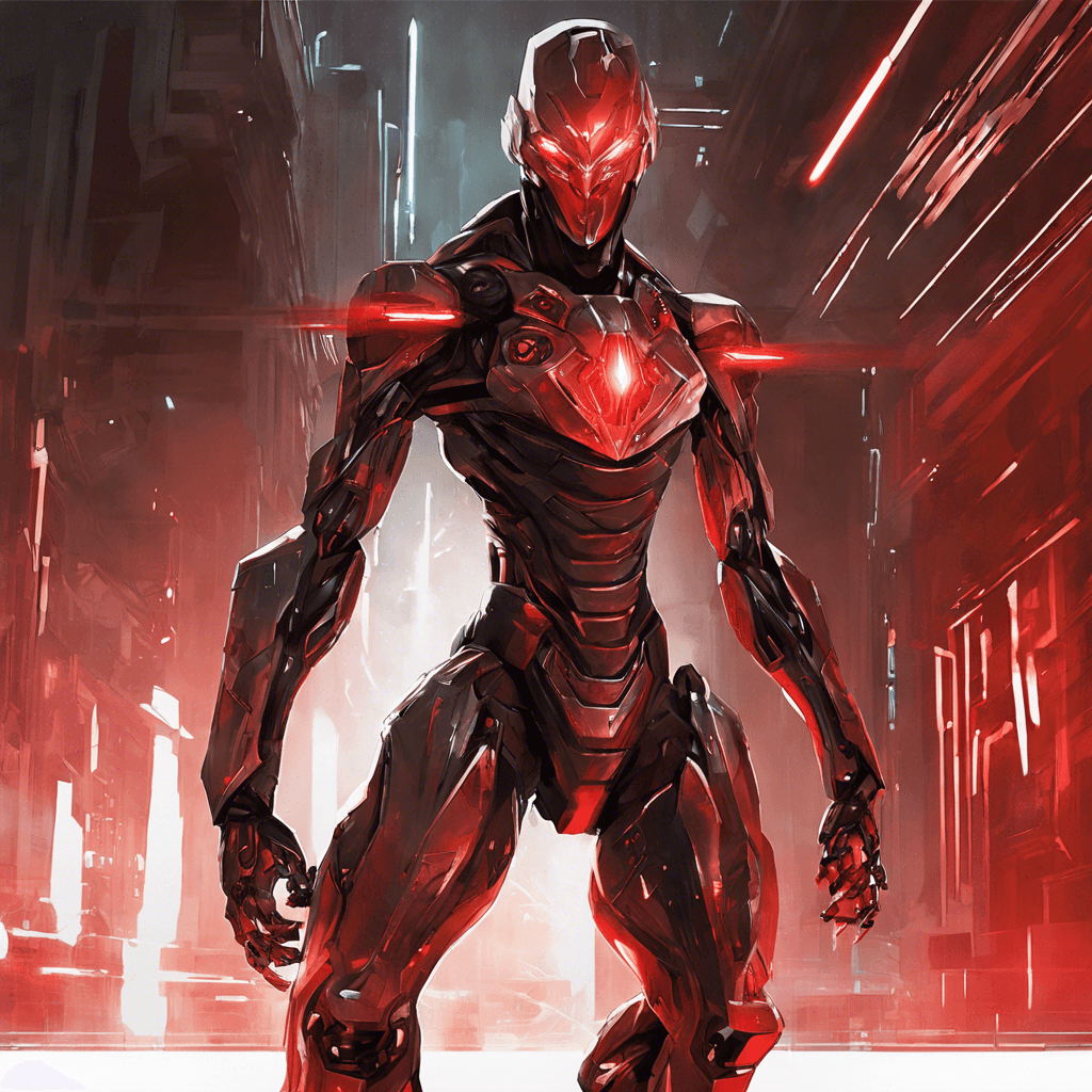 The Cybernetic Assassin is a sleek and deadly humanoid figure, clad in advanced cybernetic armor that enhances its speed and strength. Its eyes glow with a menacing red light, and its movements are precise and calculated. This assassin is equipped with a variety of high-tech weapons and gadgets, making it a formidable foe in combat.