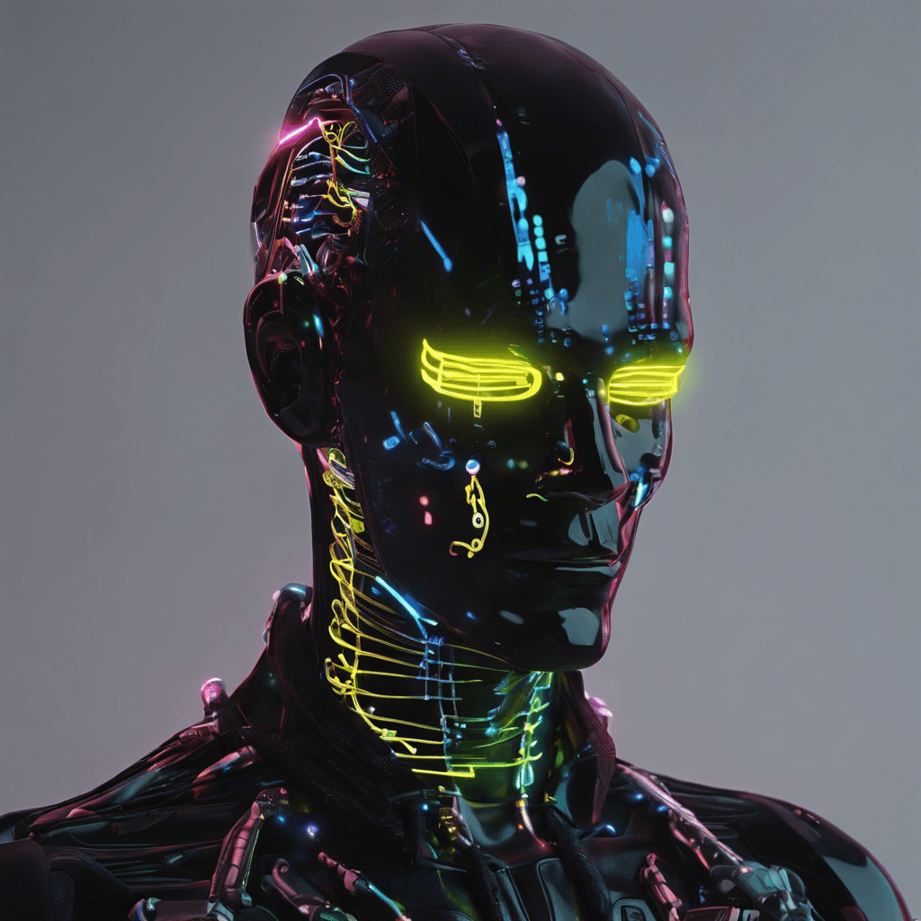 The Nexanet Hacker is a cybernetically enhanced human with glowing neon implants running down their spine and cybernetic eyes that glow with malicious intent. They wear a sleek, black suit adorned with various hacking tools and devices, ready to infiltrate and disrupt any digital system they encounter.