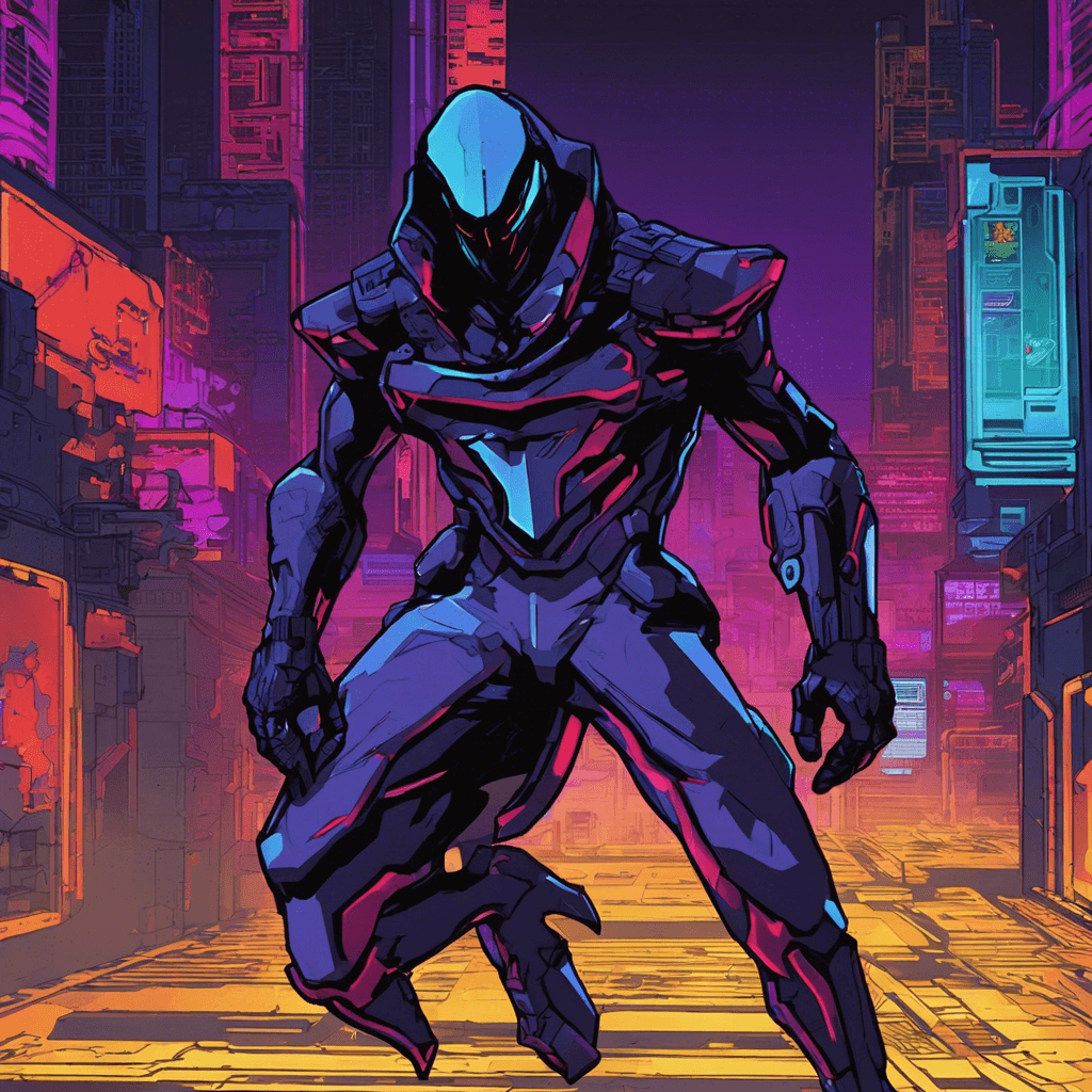 The Cyber Shadow Hacker is a stealthy enemy that navigates the neon-lit streets of Neo-Cyber City with ease. Their cybernetic enhancements allow them to blend into the shadows, making it difficult to detect their presence until it's too late. Armed with advanced hacking skills, they can disrupt your cybernetic implants and weapons, turning them against you.