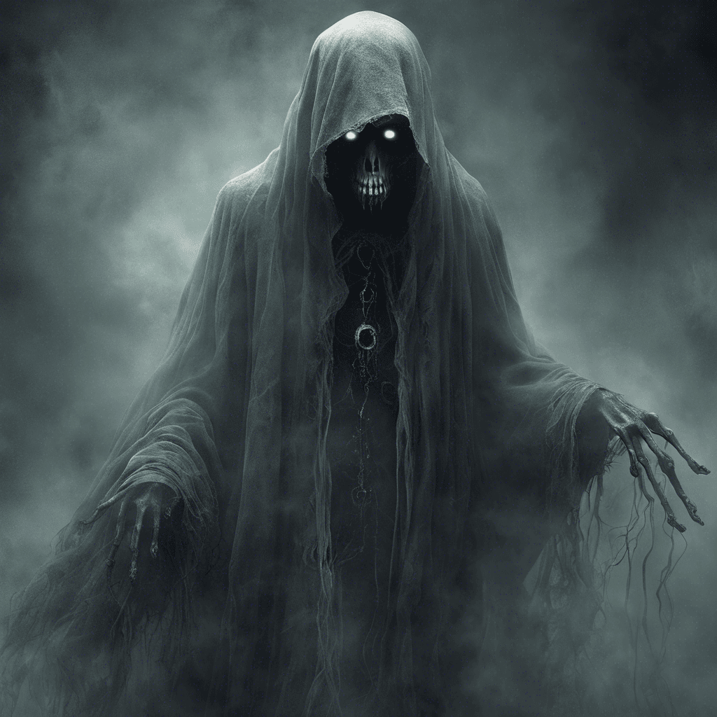 The Phantom Whisperer is a ghostly figure cloaked in tattered Victorian-era clothing, with hollow eyes that seem to stare into the depths of your soul. Wisps of ethereal mist surround their form, emanating an aura of cold dread. They are known for their ability to summon spectral entities to do their bidding, each more horrifying than the last.